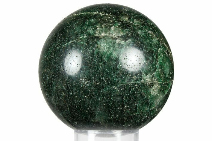 Polished Fuchsite Sphere - Madagascar #349745